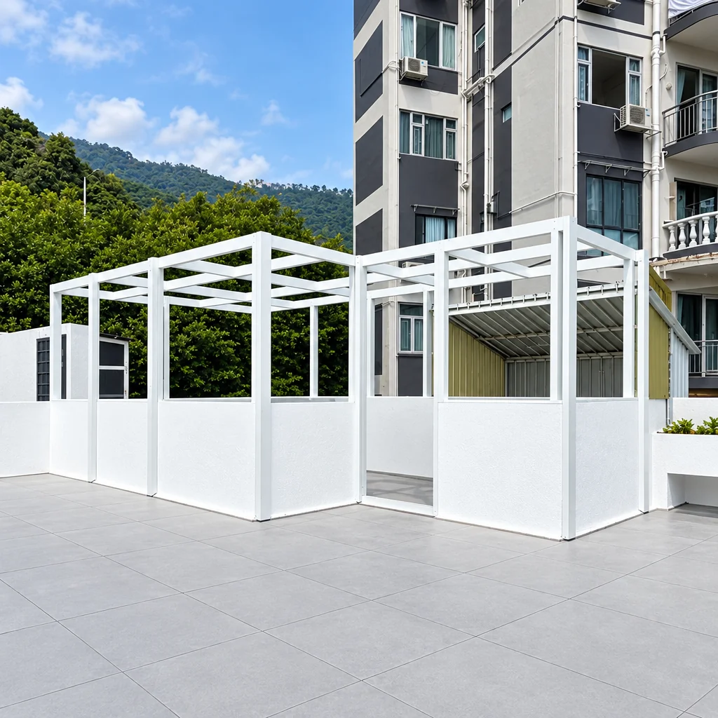 畢架山｜獨立屋 天台隔熱組合屋 施工前